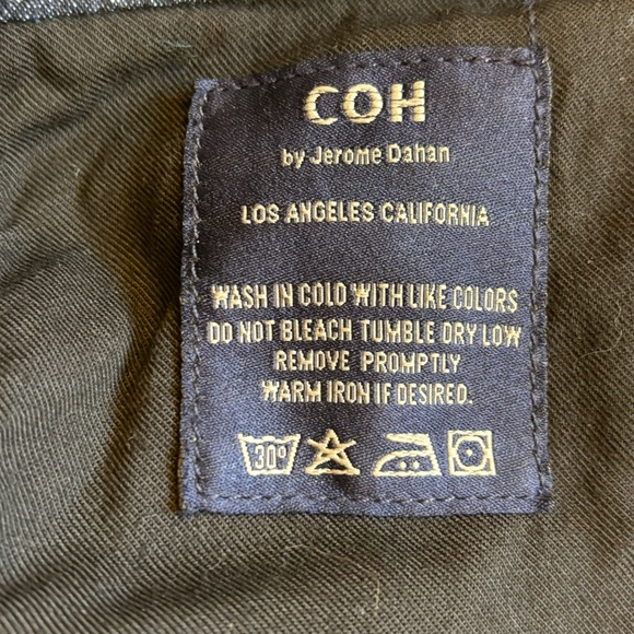 Citizens of Humanity COH Sunset Drawstring Wide Leg Flare Jeans Darkwash 8 - Picture 5 of 9